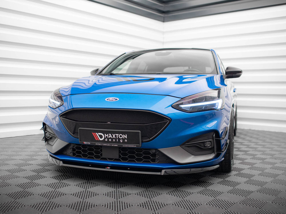 Front Splitter V.2 Ford Focus ST / ST-Line Mk4 - Textured - 2 