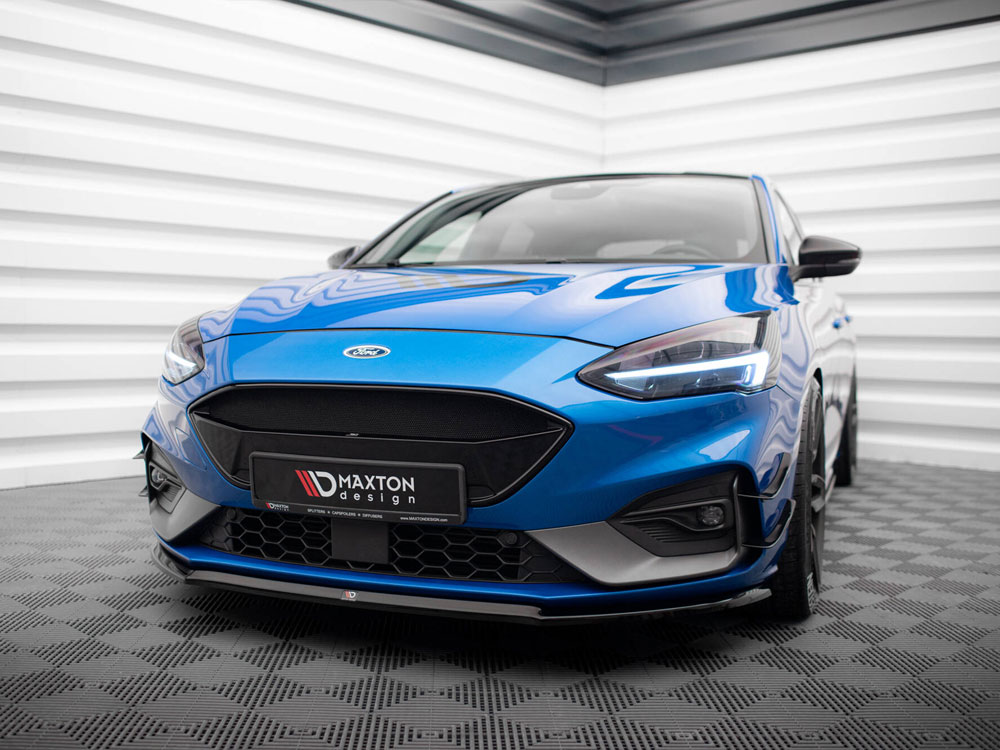 Front Splitter V.3 Ford Focus ST / ST-Line Mk4 - Carbon Look - 2 