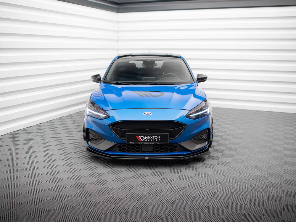 Front Splitter V.4 Ford Focus ST / ST-Line Mk4 - Carbon Look - 3 