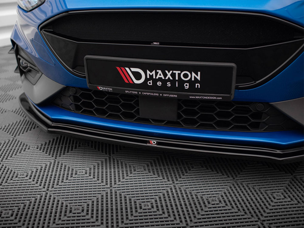 Front Splitter V.4 Ford Focus ST / ST-Line Mk4 - Carbon Look - 4 