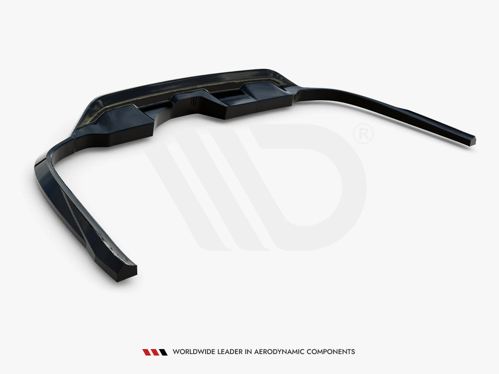 Central Rear Splitter (Vertical Bars) Audi A6 Allroad C8 - 9 