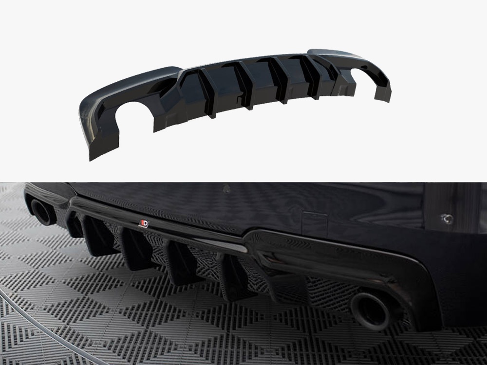 Rear Valance V.2 BMW 5 M-Pack F10 / F11 (Version with two single exhausts) - 1 