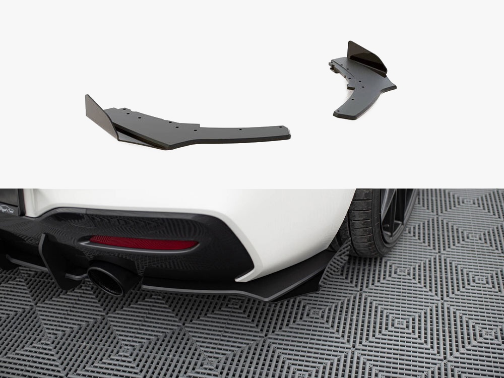 Street PRO Rear Side Splitters V.2 + Flaps BMW 1 F20 M140i - 1 