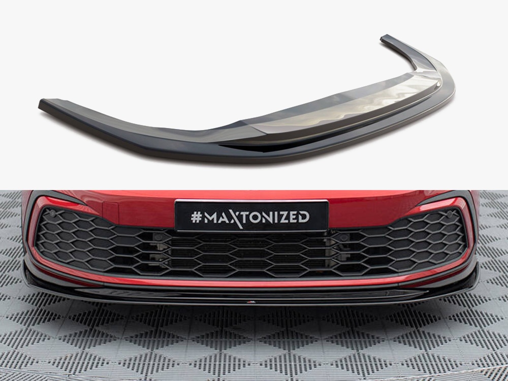 Front Splitter V.5 Volkswagen Golf GTI / GTE / GTD / R-Line Mk8 - 1 