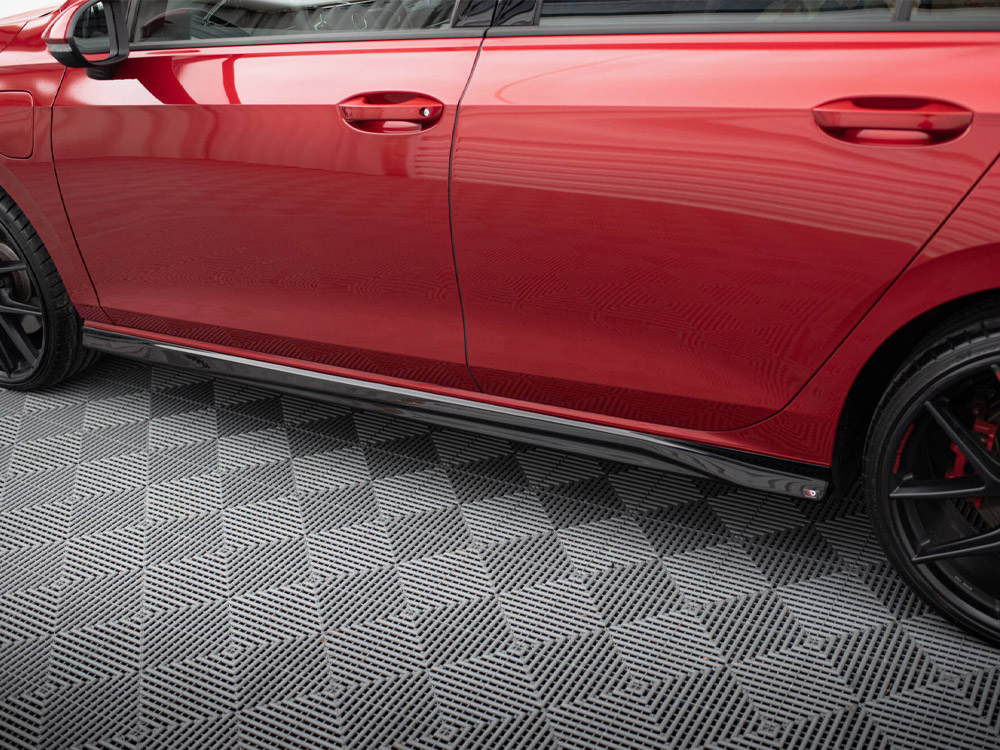 Side Skirts Diffusers V.3 Volkswagen Golf GTI / GTE / GTI Clubsport / GTD / R-Line Mk8 - 4 