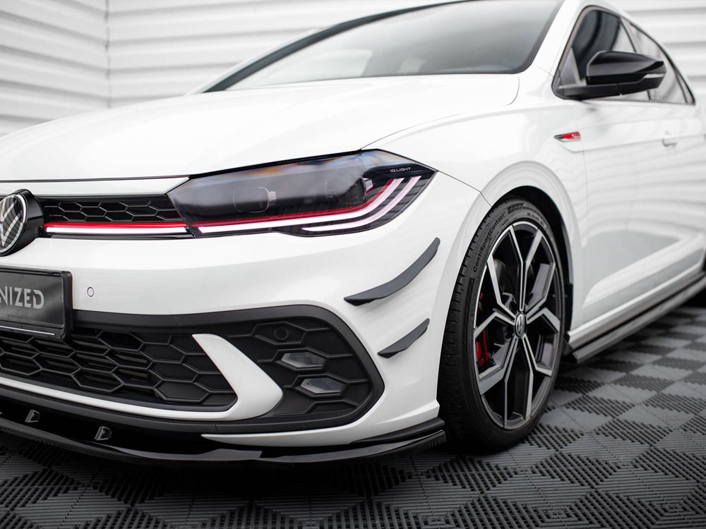 Front Bumper Wings (Canards) Volkswagen Polo GTI Mk6 Facelift - 2 