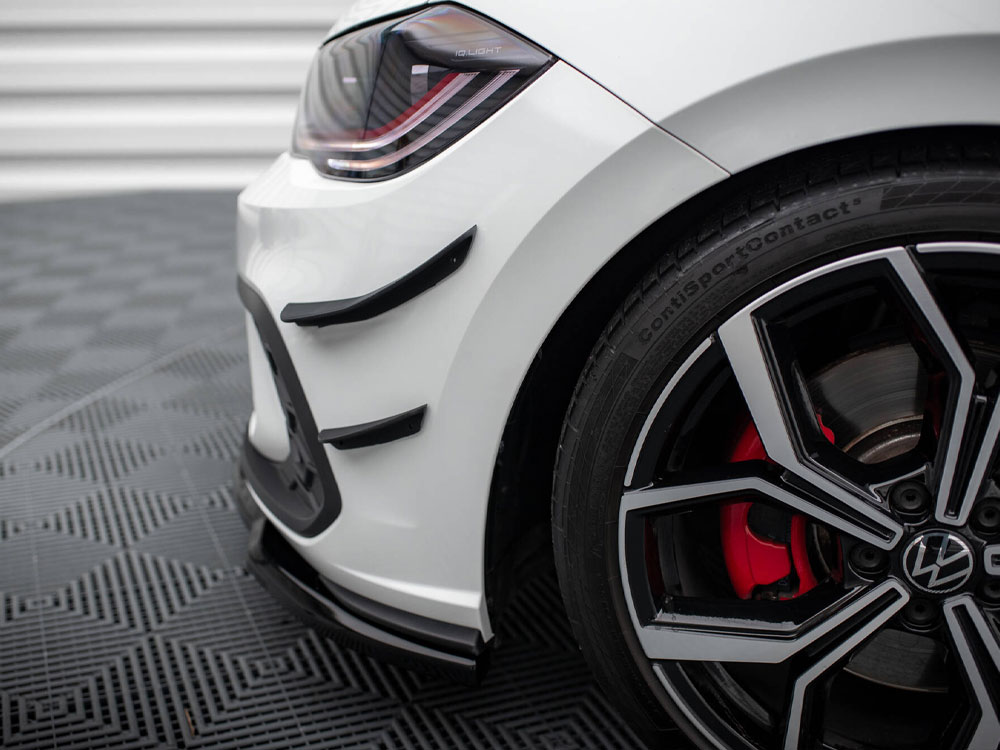 Front Bumper Wings (Canards) Volkswagen Polo GTI Mk6 Facelift - 4 
