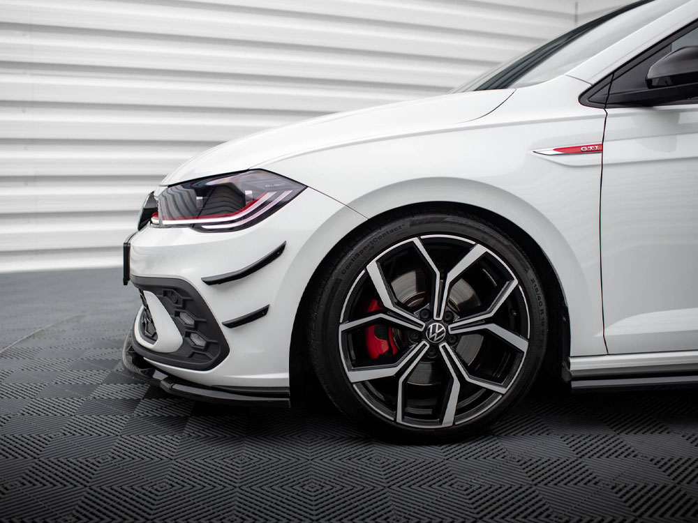 Front Bumper Wings (Canards) Volkswagen Polo GTI Mk6 Facelift - 5 