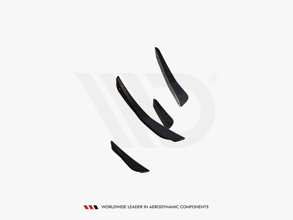 Front Bumper Wings (Canards) Volkswagen Polo GTI Mk6 Facelift - 7 