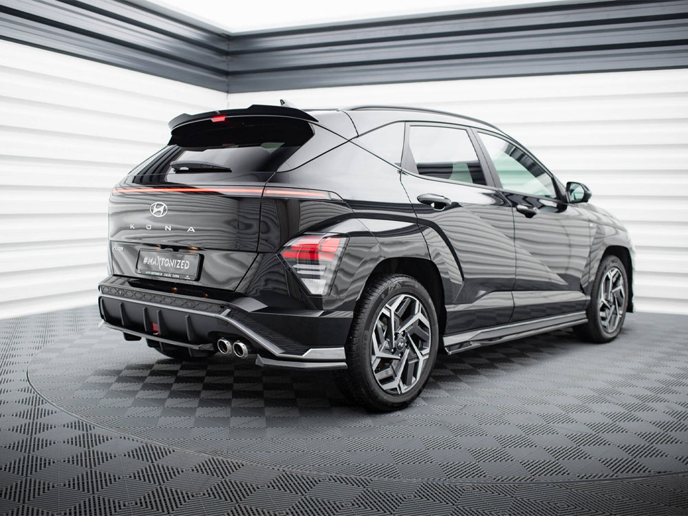 Central Rear Splitter (Vertical Bars) Hyundai Kona N-Line Mk2 - 2 