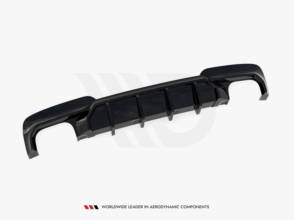 Reduced - Rear Valance V.2 BMW 5 M-Pack F10 / F11 (Version with two double exhausts) - 5 