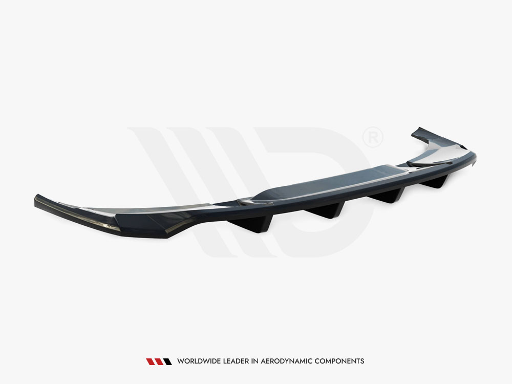 Central Rear Splitter (Vertical Bars) Audi e-Tron S-Line - 6 
