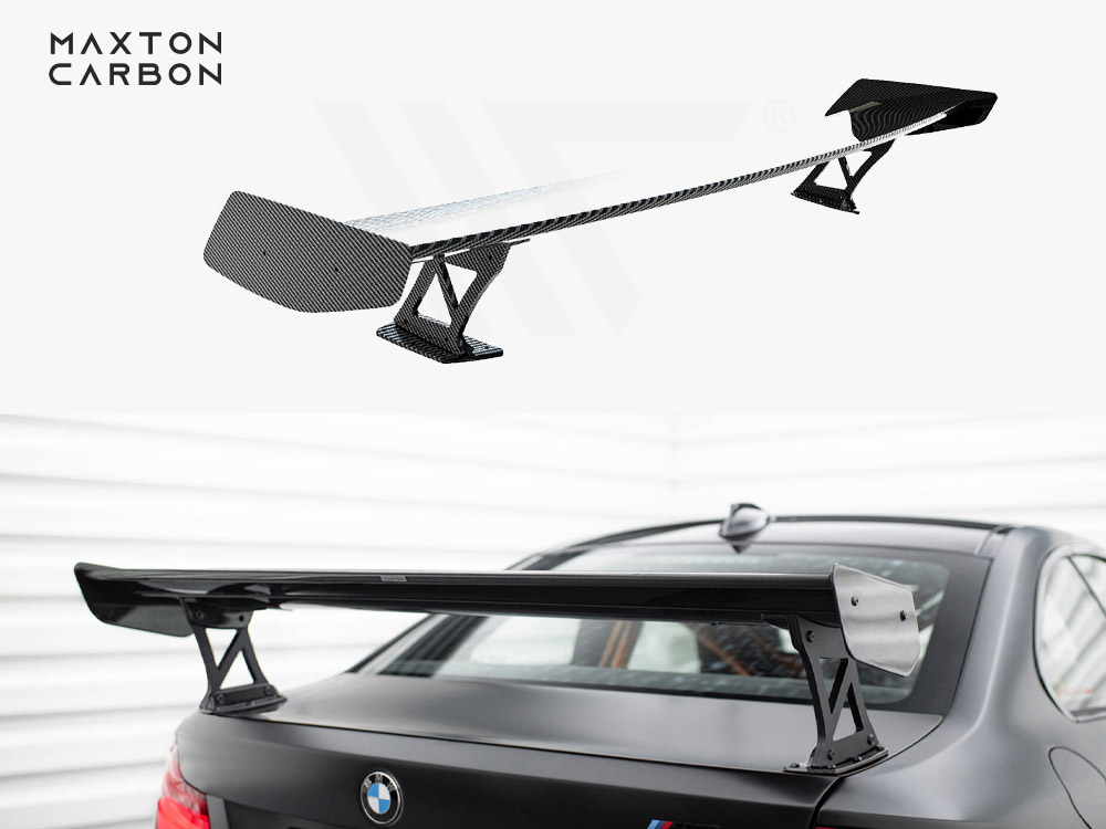 Carbon Spoiler With External Brackets Uprights BMW M2 F87 - 1 
