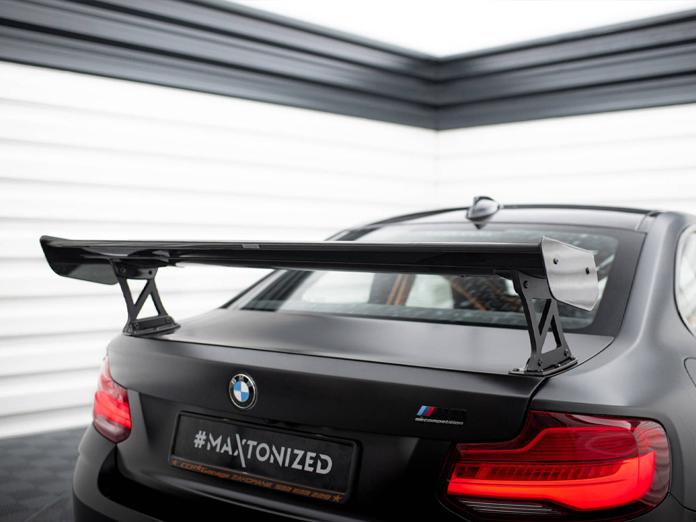 Carbon Spoiler With External Brackets Uprights BMW M2 F87 - 4 