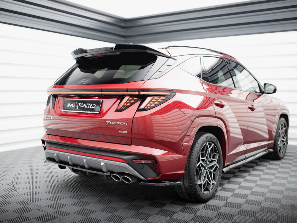 Central Rear Splitter (Vertical Bars) Hyundai Tucson N-Line Mk4 - 2 