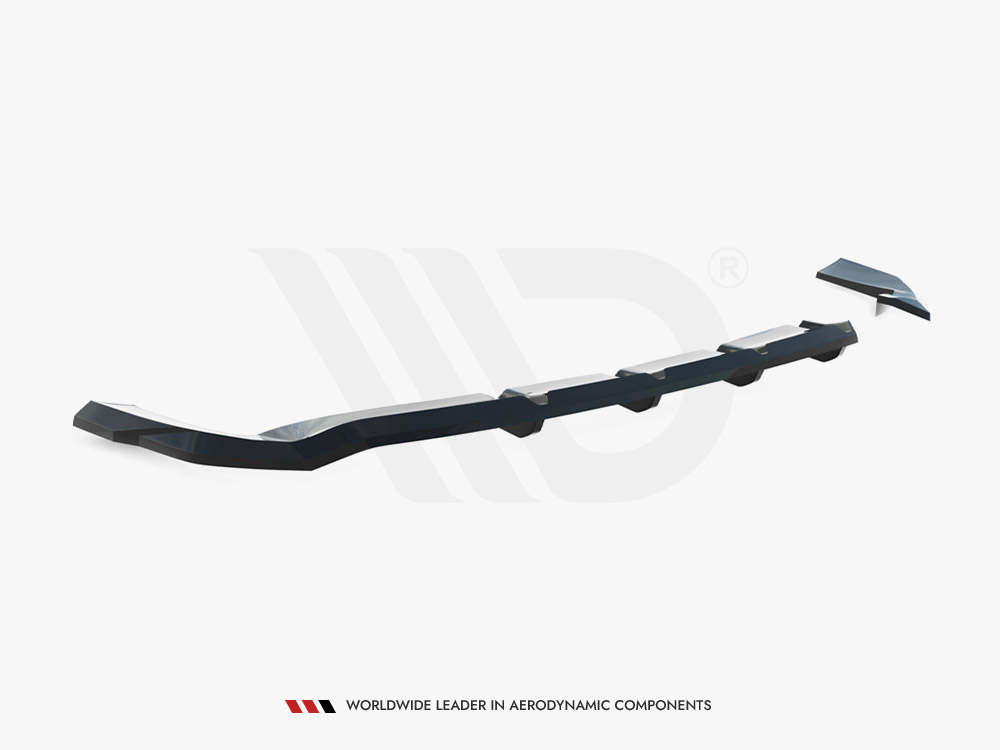 Central Rear Splitter (Vertical Bars) Hyundai Tucson N-Line Mk4 - 6 