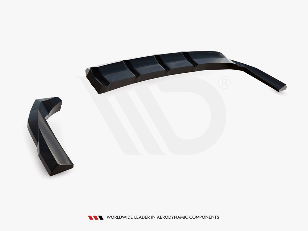 Central Rear Splitter (Vertical Bars) Hyundai Tucson N-Line Mk4 - 7 