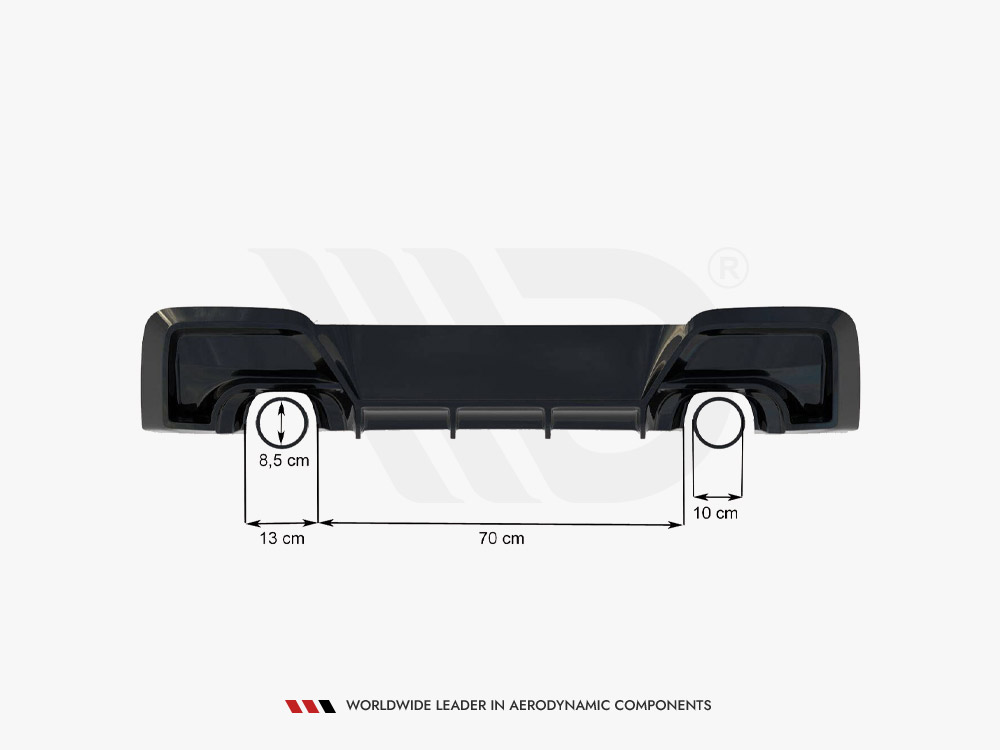 Rear Valance BMW M135I F20 / F21 (2011-2015) - 6 