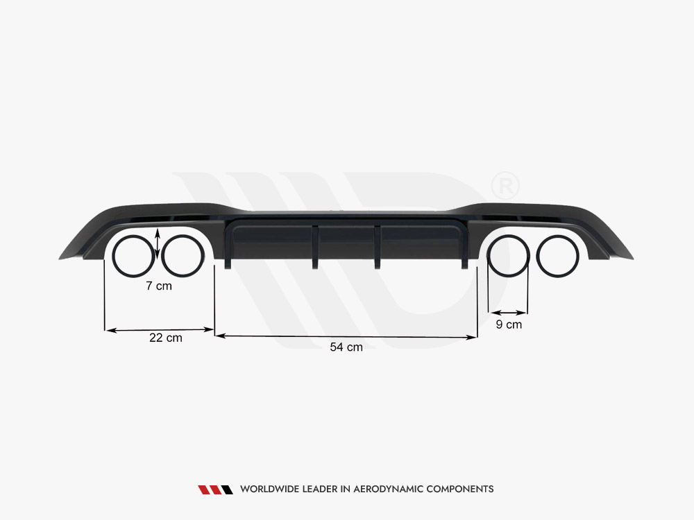 Rear Valance BMW M2 F87 (2016-2020) - 6 