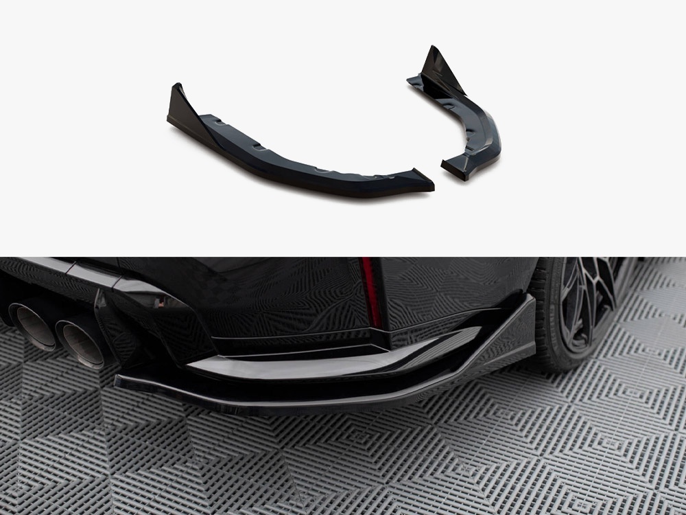 Rear Side Splitters V.4 CSL Look BMW M3 G80 - 1 