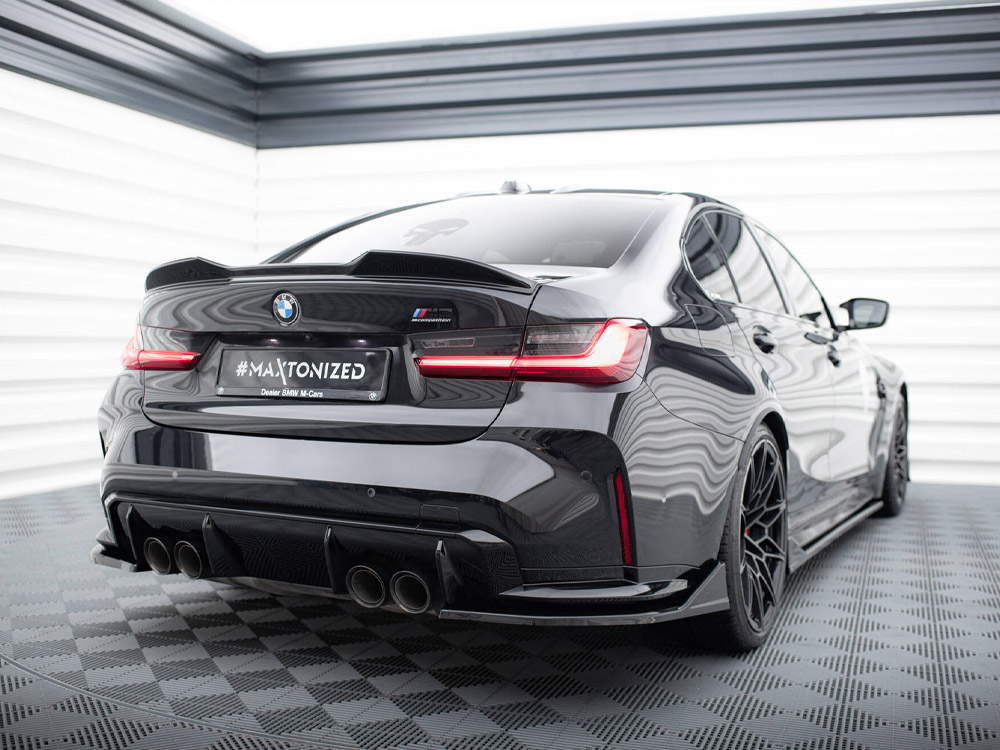 Rear Side Splitters V.4 CSL Look BMW M3 G80 - 2 