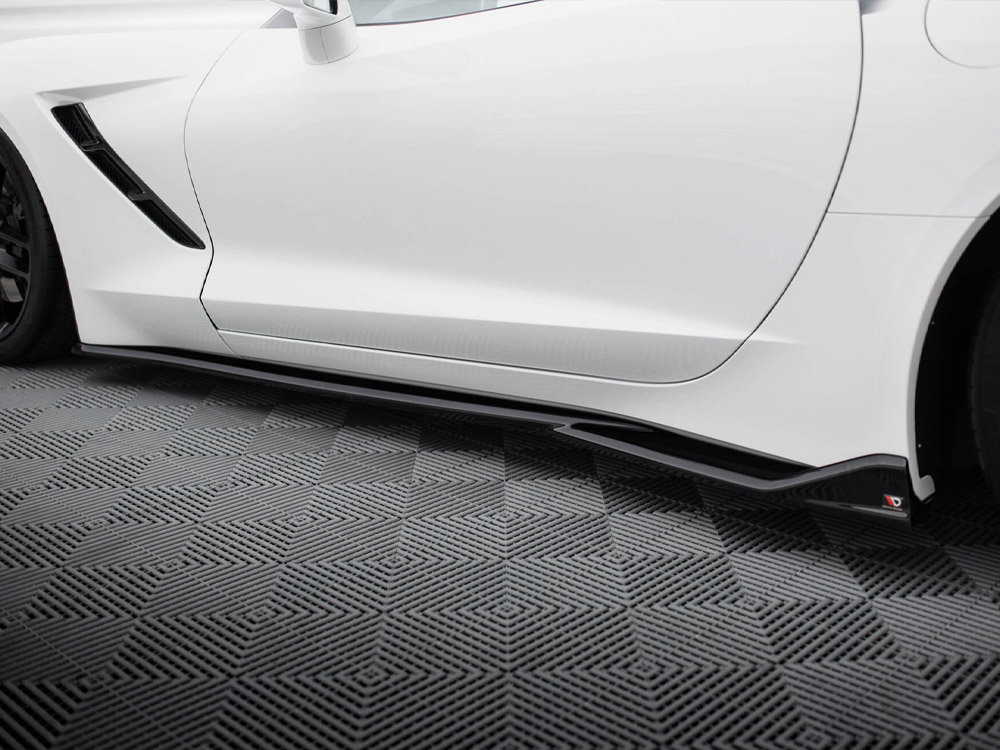 Side Skirts Diffusers V.2 Chevrolet Corvette C7 - 4 