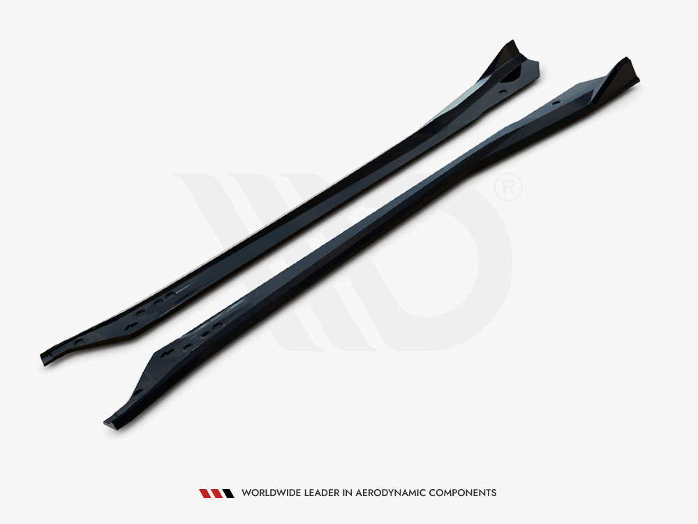 Side Skirts Diffusers V.2 Chevrolet Corvette C7 - 5 