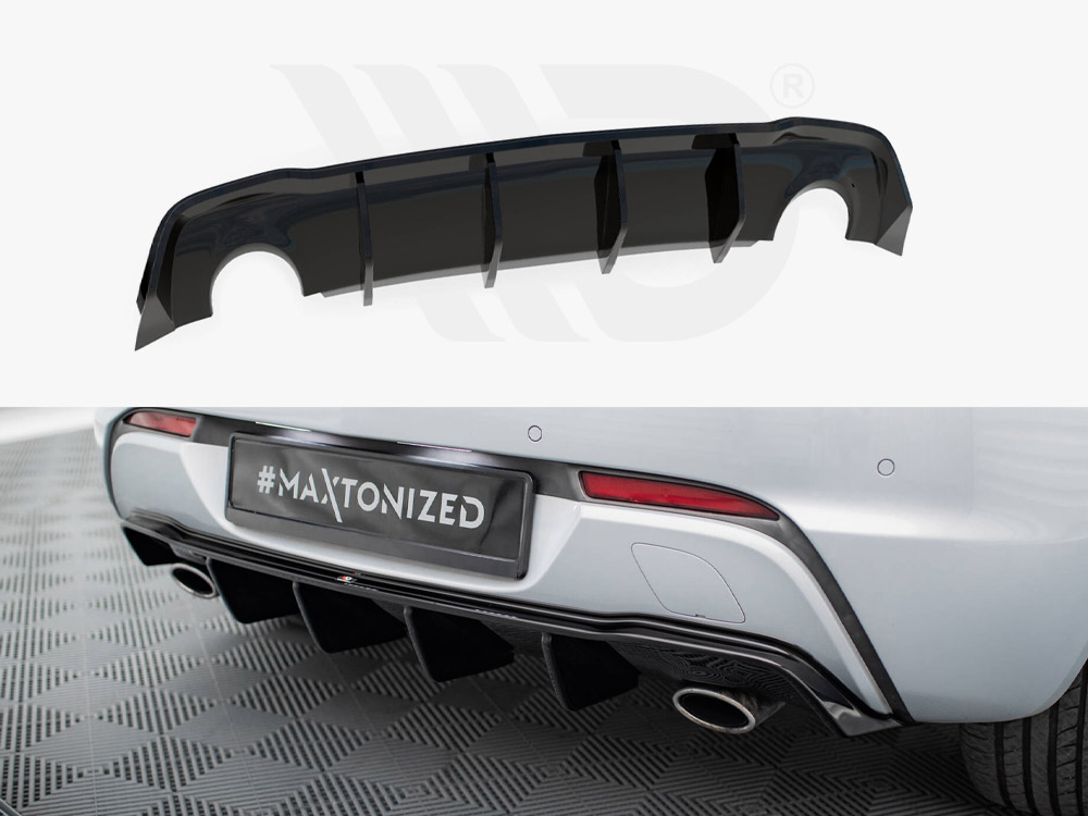 Rear Valance Opel Astra GTC OPC-Line J (Version with single exhausts on both sides) - 1 
