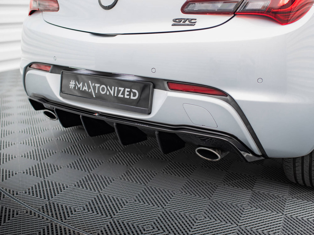 Rear Valance Opel Astra GTC OPC-Line J (Version with single exhausts on both sides) - 3 