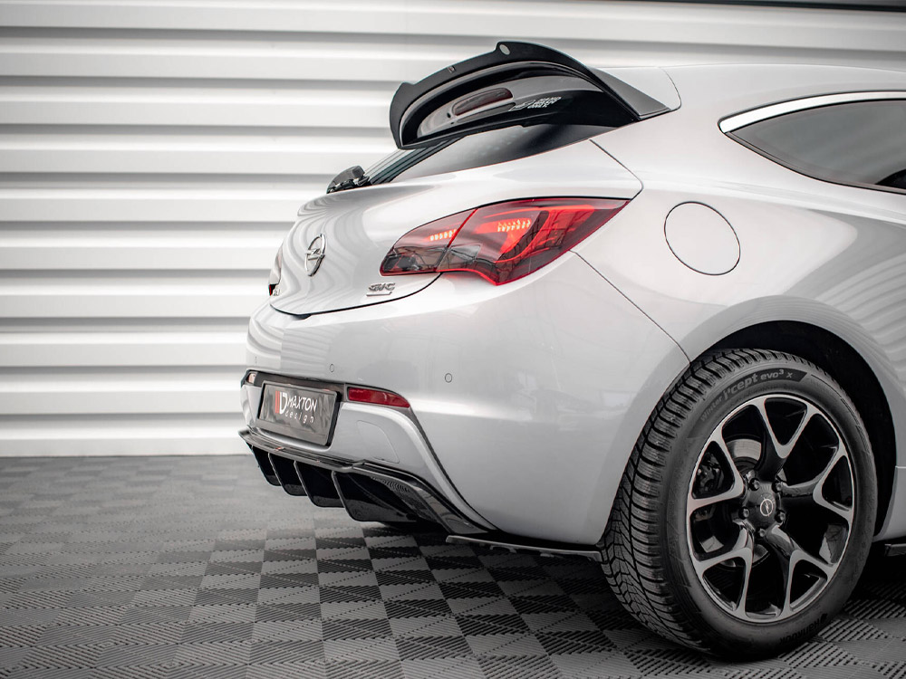 Rear Valance Opel Astra GTC OPC-Line J (Version with single exhaust on one side) - 3 