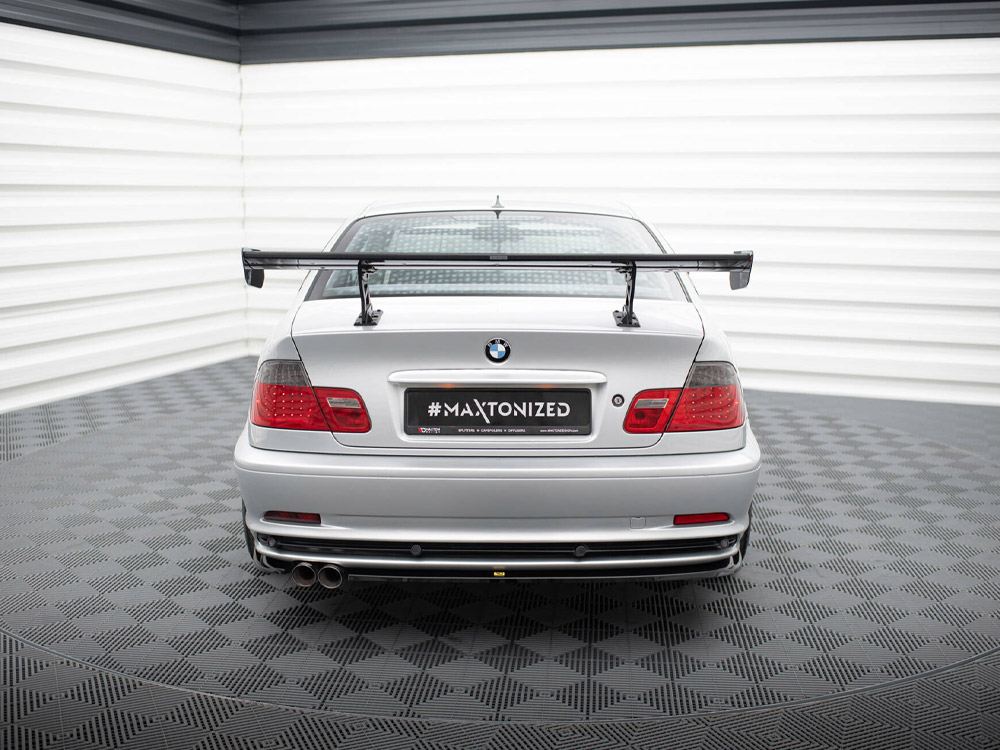 Carbon Spoiler With Internal Brackets Uprights BMW 3 Coupe E46 - 2 