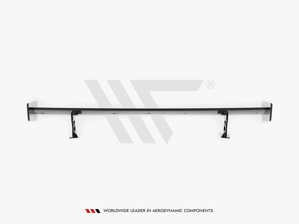 Carbon Spoiler With External Brackets Uprights BMW 3 Coupe E46 - 10 