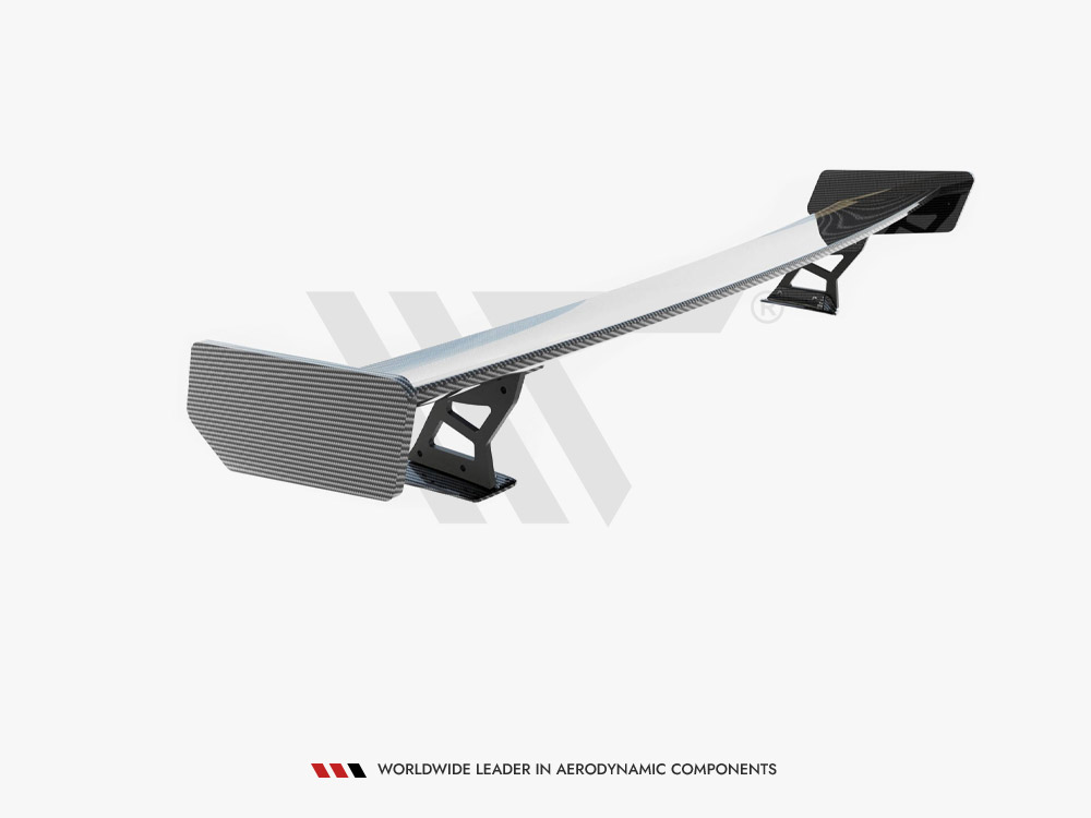 Carbon Spoiler With External Brackets Uprights BMW 3 Coupe E46 - 13 