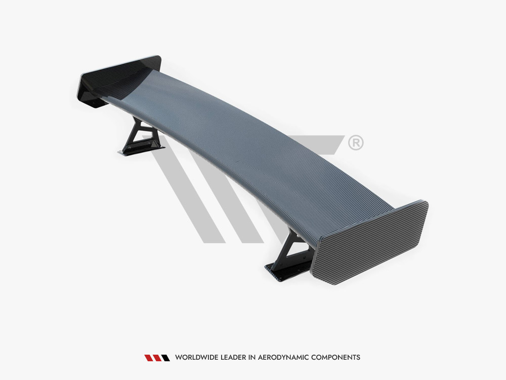 Carbon Spoiler With External Brackets Uprights + LED BMW 3 Coupe E46 - 20 
