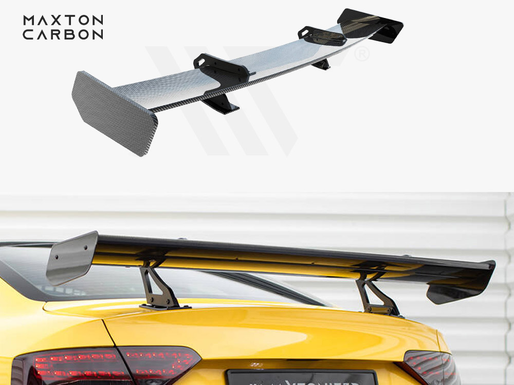 Carbon Spoiler With Upper Swan Mounting Audi A5 Coupe 8T - 1 