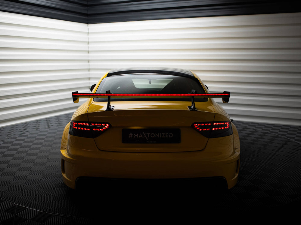 Carbon Spoiler With Upper Swan Mounting + LED Audi A5 Coupe 8T - 4 