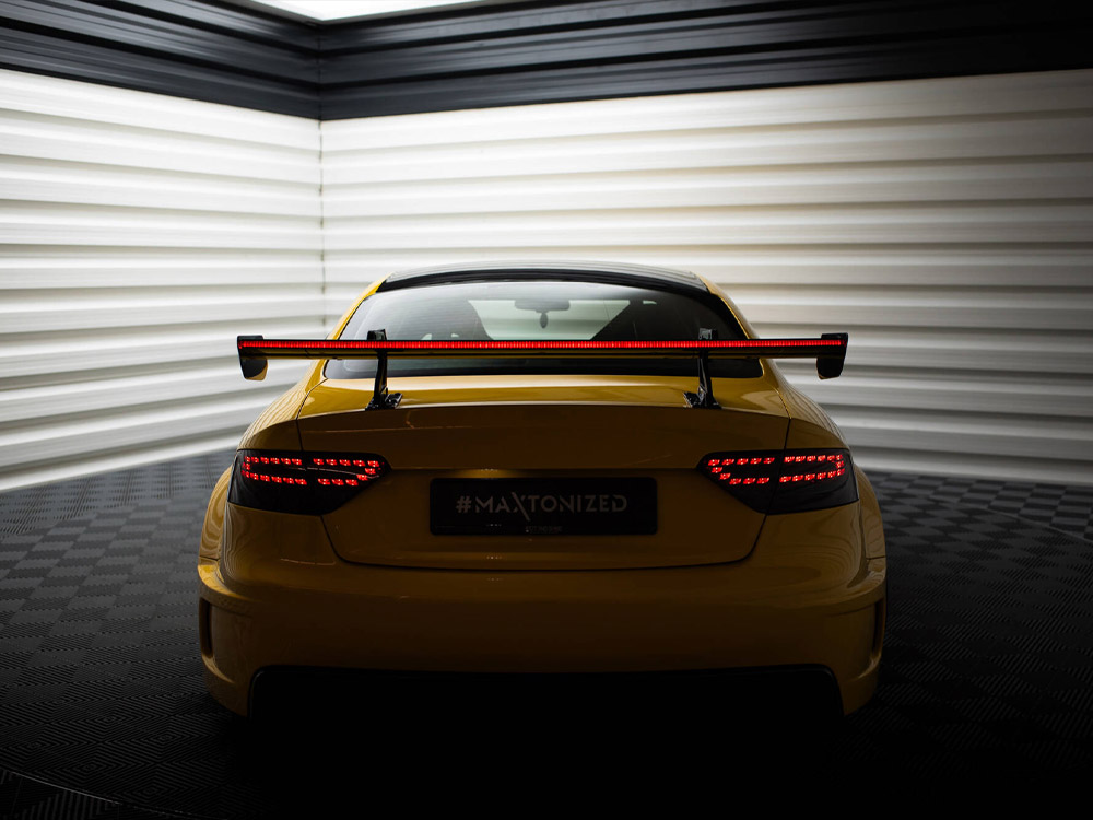 Carbon Spoiler With Upper Swan Mounting + LED Audi A5 Coupe 8T - 5 