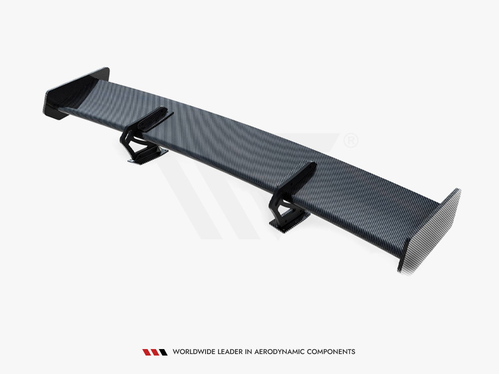Carbon Spoiler With Upper Swan Mounting + LED Audi A5 Coupe 8T - 23 
