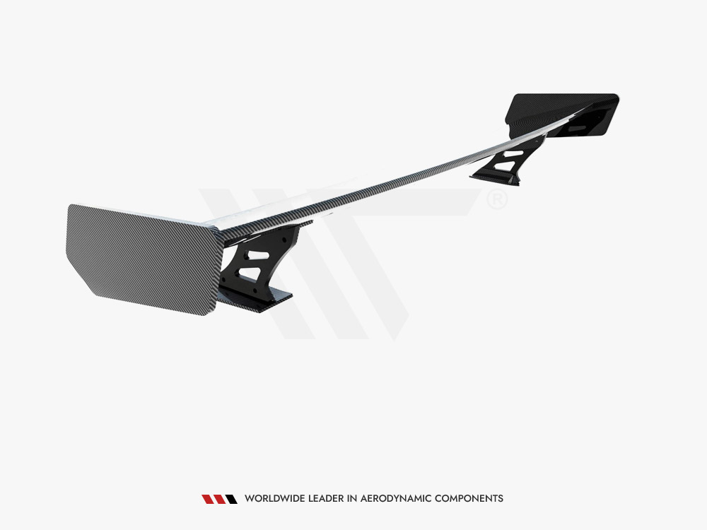 Carbon Spoiler With External Brackets Uprights Audi A5 Coupe 8T - 5 