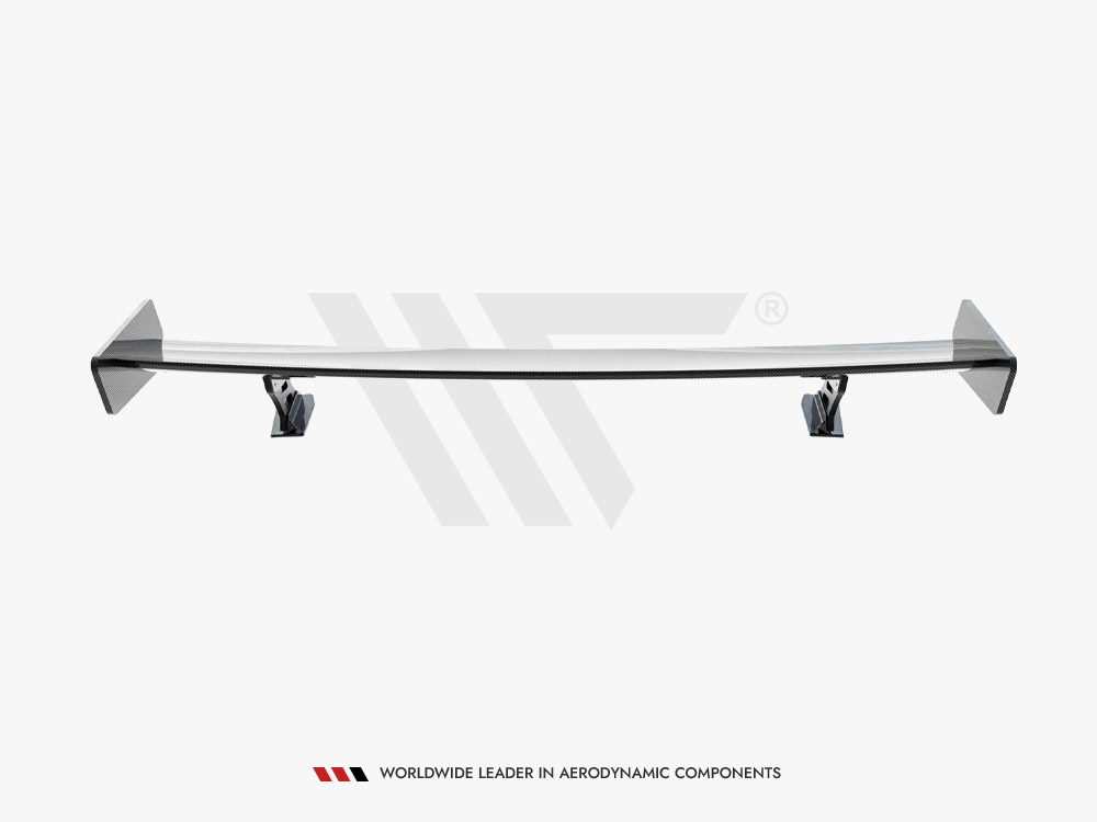 Carbon Spoiler With External Brackets Uprights Audi A5 Coupe 8T - 7 