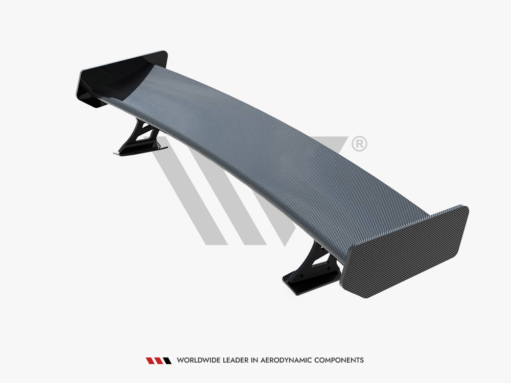 Carbon Spoiler With External Brackets Uprights Audi A5 Coupe 8T - 10 