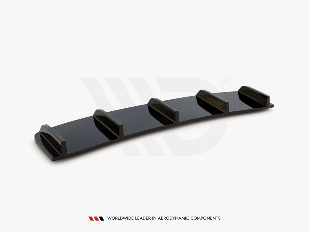 Central Rear Splitter (Vertical Bars) Audi A7 S-Line Facelift - 6 