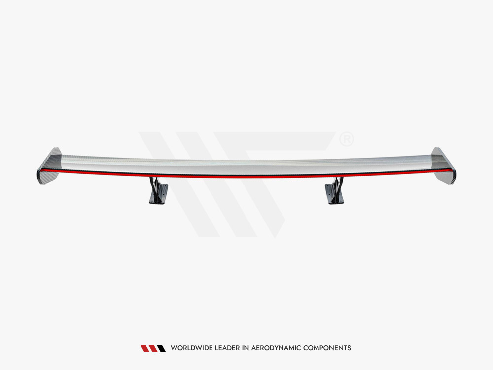 Carbon Spoiler With Internal Brackets Uprights + LED BMW 4 F32 / 4 F32 M-Pack Coupe - 15 