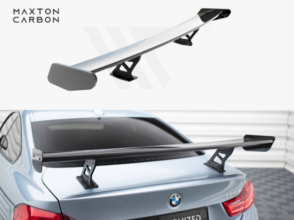 Carbon Spoiler With Internal Brackets Uprights BMW M4 F82 / 4 F32 / 4 F32 M-Pack Coupe