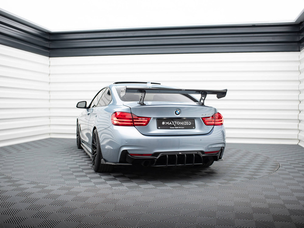 Carbon Spoiler With Internal Brackets Uprights BMW 4 F32 / 4 F32 M-Pack Coupe - 2 