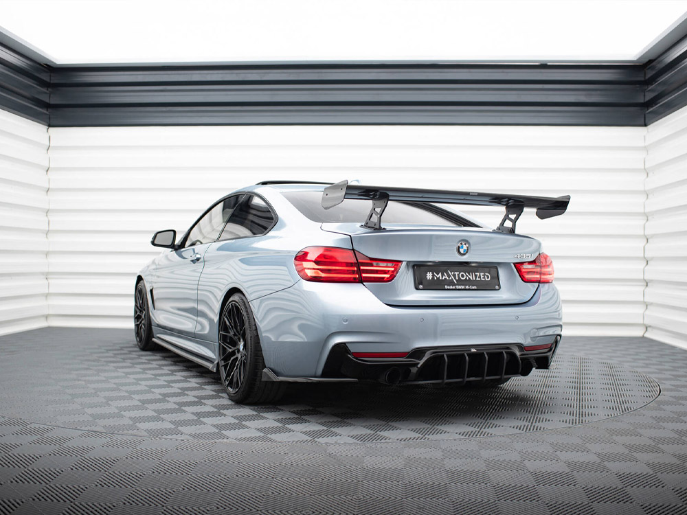 Carbon Spoiler With Internal Brackets Uprights BMW 4 F32 / 4 F32 M-Pack Coupe - 3 