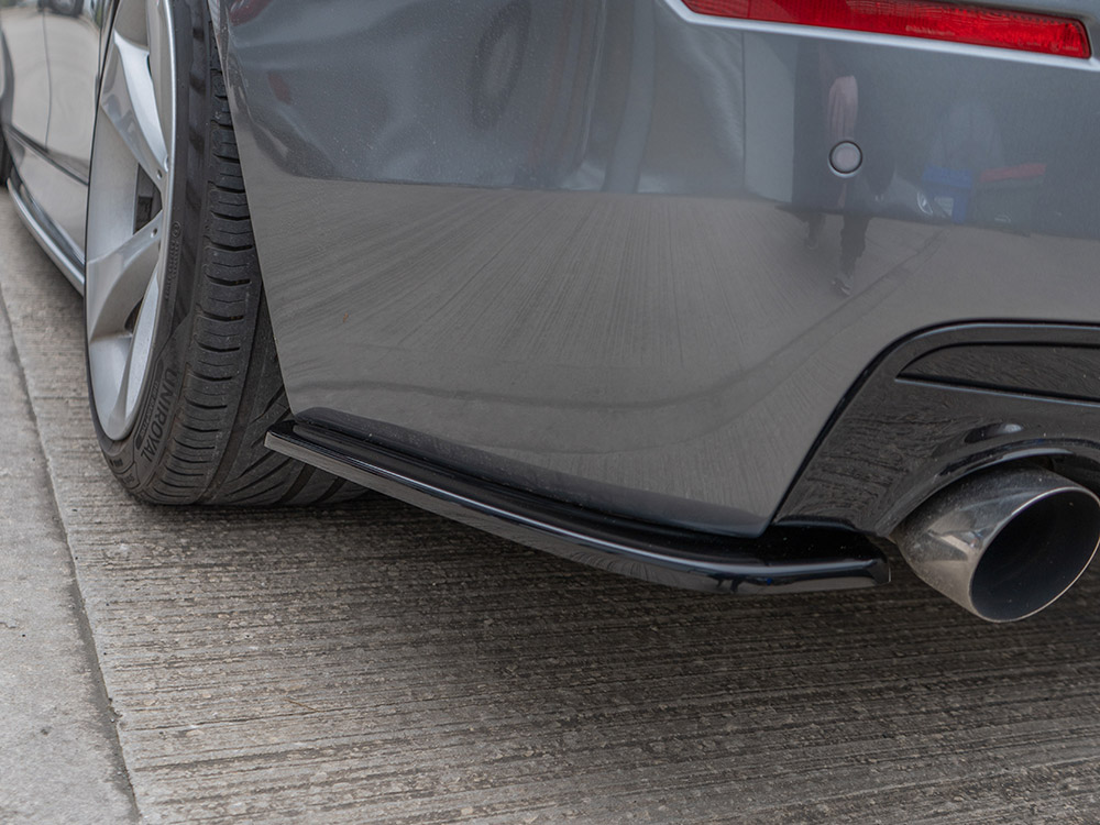 Rear Side Splitters Bmw 5 F11 M-pack (Fits TWO Single Exhaust Ends) - 3 
