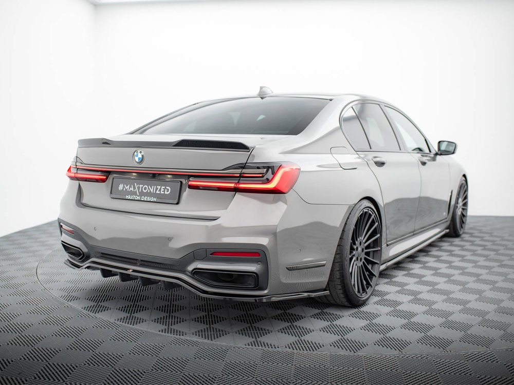 Rear Splitter (Vertical Bars) V.2 BMW 7 M-Pack G11 / G12 Facelift - 2 