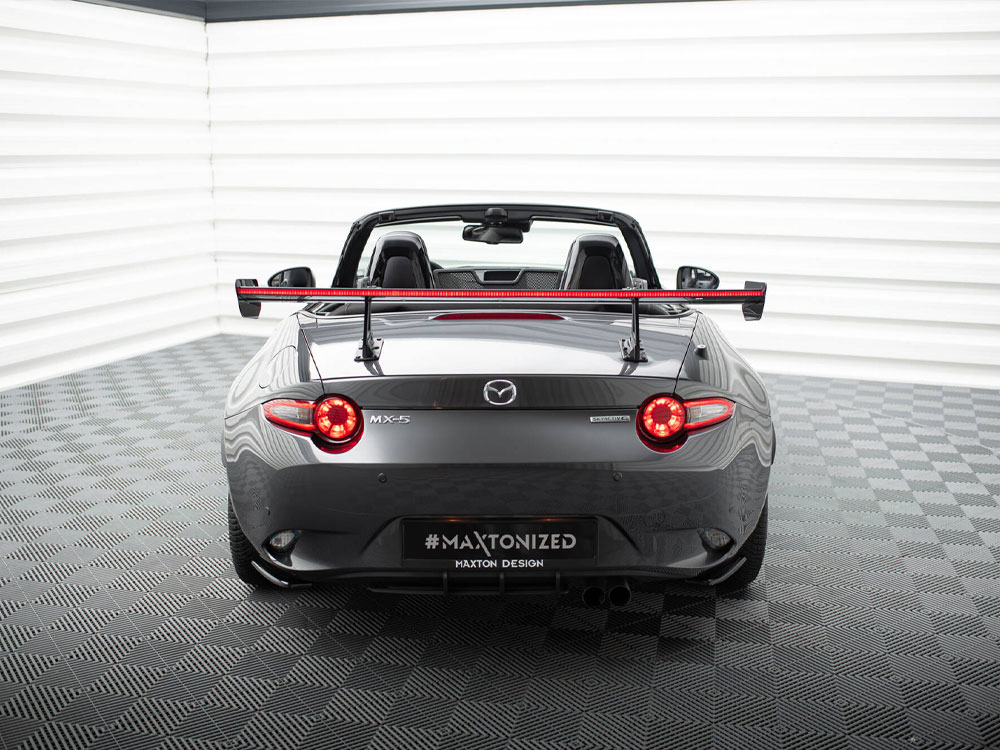 Carbon Spoiler With Upper Swan Mounting + LED Mazda MX-5 ND (Mk4) - 13 