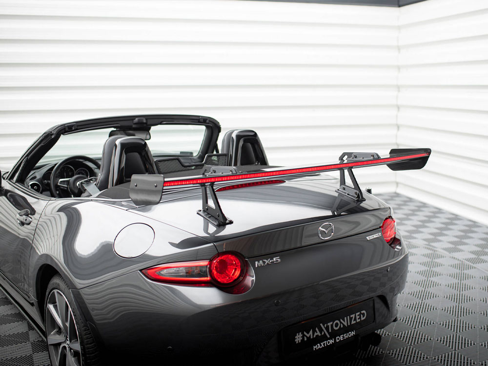 Carbon Spoiler With Upper Swan Mounting + LED Mazda MX-5 ND (Mk4) - 14 